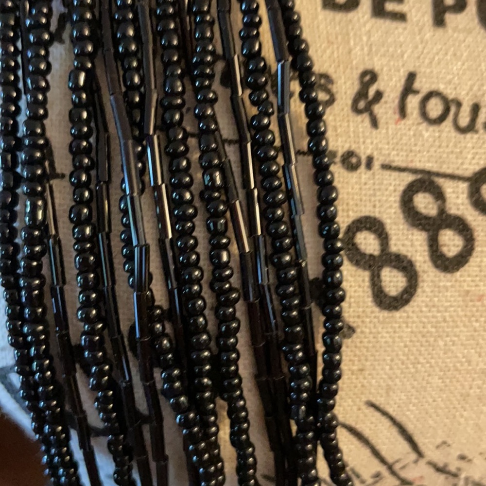 Chico’s Multi-Strand Seed Bead Adjustable Necklace - image 3